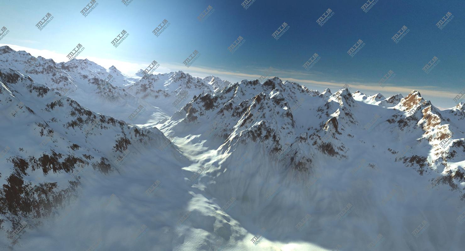 images/goods_img/202105073/Terrain Snow Mountain Range Alaska 35 Landscape 3D model/2.jpg